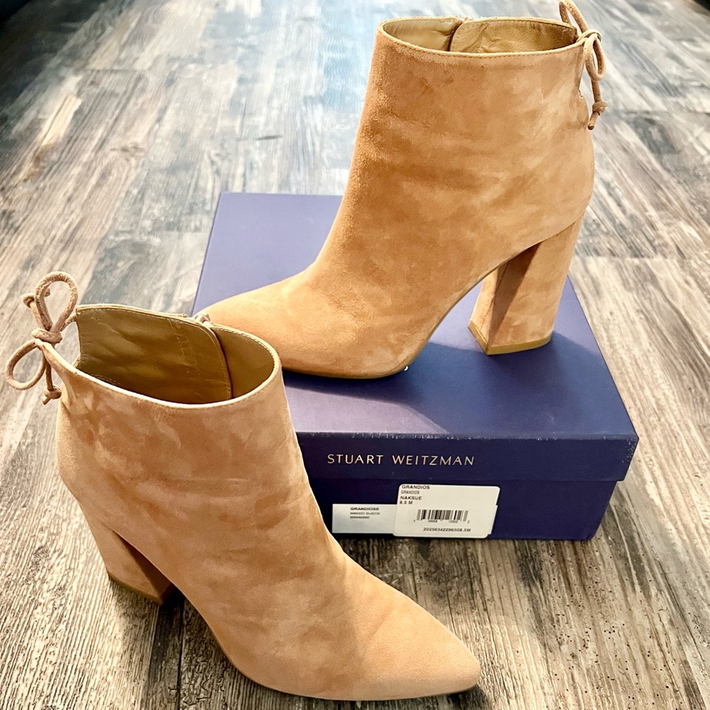Stuart Weitzman Grandiose Bootie Size 8.5 - image 3